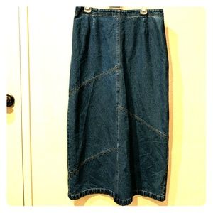 Denim Skirt by Susan Bristol